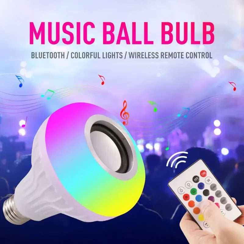 RGB Bluetooth Speaker Bulb 🎶💡- 💥Clearance Sale 60% Off 🔥