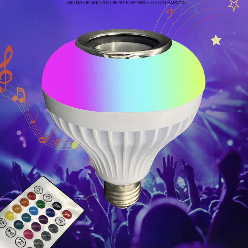 RGB Bluetooth Speaker Bulb 🎶💡- 💥Clearance Sale 60% Off 🔥